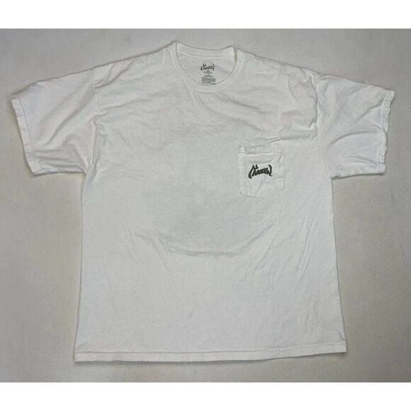 Al Agnew 2007 Fish Graphic Pocket T-shirt Men XL White Short Sleeve - Picture 4 of 8